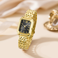 W006 Montre-Bracelet pour Femme en Alliage Bicolore Or et Argent, Vente Chaude, Grossiste, Charmante, Simple et Abordable
