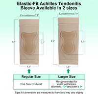 Chaussettes de compression rembourrées, protège-talons pour le tendon d'Achille, chaussettes en gel pour le talon pour le syndrome de Haglund, la bursite, la tendinite et les douleurs.