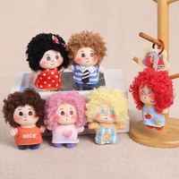 En gros, Pendentifs et porte-clés de la série Poupées, en peluche douce et mignonne, breloques de sac
