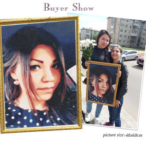 Tranh Thêu Chữ Thập Đính Đá Theo Yêu Cầu Tranh Đính Đá Toàn Bộ Tranh Thêu Kim Cương Khảm Kim Cương Giả Tự Làm Bán - Product Image 2