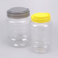 Récipient de stockage d'aliments pour animaux de compagnie sans BPA 1 litre 1 pot en plastique hermétique de 5 litres avec couvercle verrouillable pour l'approvisionnement direct en usine d'aliments secs