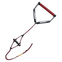 Corde de ski nautique personnalisée en usine, ligne de surf, wakeboard avec poignée EVA, 75 pieds, en PE tressé, fabriqué en Chine