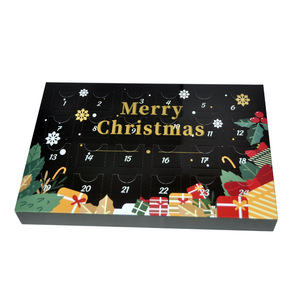 Tùy Chỉnh Giáng Sinh 24Pcs Advent Lịch Hộp Các Tông Bất Ngờ Mù Xmas Hộp Quà Tặng Cho Sô Cô La Mỹ Phẩm - Product Image 3