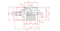 UHF Mâle Jack RF Coaxial Connecteur PL-259 Soudure À Sertir Connecteurs Pour RG58 RG214 LMR-400 Coaxial Jumper Câble