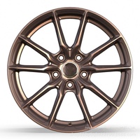 Jantes en alliage d'aluminium moulé sous pression BZY Factory Direct de 17 pouces et 18 pouces, nouveau moule, ET 20 mm, pour diverses voitures