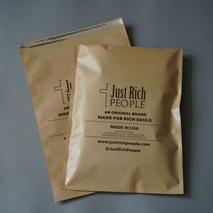 Bolsas de Envío Biodegradables y Ecológicas, Sobres para Paquetería, Bolsas de Papel Kraft Marrón para Envíos de Ropa - Product Image 2