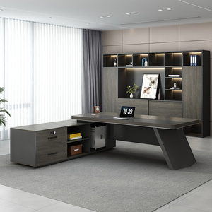 Manager a forma di semplice e moderno di lusso in legno scrivania da <span class=keywords><strong>ufficio</strong></span> Executive scrivania da <span class=keywords><strong>ufficio</strong></span> Ceo tavolo mobili da - Product Image 4