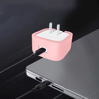 Nouvel adaptateur secteur dynamique 40W avec coque en silicone anti-chute et anti-rayures, chargeur mural rapide pour iPhone 17