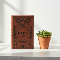 Couverture de carnet de voyage artisanale pour papa, carnet de notes en similicuir, cadeau en stock, style biblique