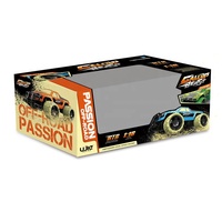 Voiture télécommandée électrique UJ99-Y181 à l'échelle 1/18, 27 MHz, 4 canaux, haute vitesse, en PVC, jouet pour garçons