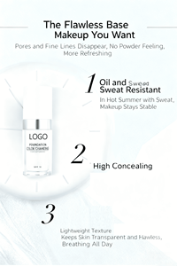 Fond <span class=keywords><strong>de</strong></span> <span class=keywords><strong>teint</strong></span> magique changeant <span class=keywords><strong>de</strong></span> couleur, crème cosmétique SPF, maquillage avec anticernes, <span class=keywords><strong>base</strong></span> liquide, maquillage - Product Image 4