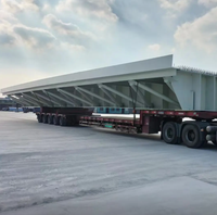 Puente de Estructura de Acero Resistente a la Intemperie, Diseño de Viga de Acero Personalizada para Uso en Carreteras Exteriores
