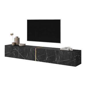 מראה שיש טלוויזיה פגר תליית מדיה יחידה מסוף סלון קיר עץ הר צף טלוויזיה לעמוד ארון - Product Image 1