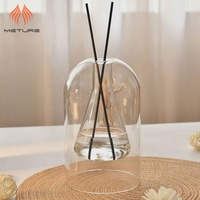 Bouteilles diffuseurs de parfum en verre à double paroi, design élégant, unique et luxueux, METURE, dernière collection.