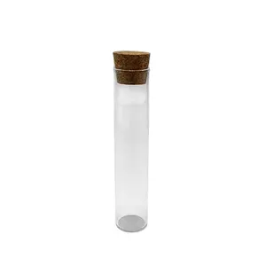 25x150mm Labor gebrauch Klarer Reagenzglas deckel mit flachem Boden Labor glas Reagenzglas 15 150 mit Kork