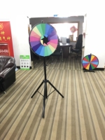 Roue de la fortune sur trépied de 18/24 pouces pour promotion, jeu et événements professionnels