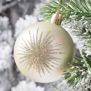 Christmas <b>Tree</b> Decor Set 70 Pieces Painted Electroplated Special Shaped Hanging Balls For Holiday Decoration - Product Image 2