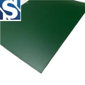 Nastro trasportatore in gomma bianca per alimenti in PVC Pu liscio blu di alta qualità ISO/CE per alimenti - Product Image 5