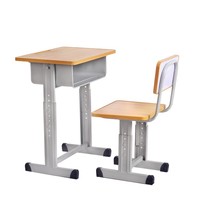 Meubles de classe scolaire de haute qualité, bureau en métal réglable en hauteur, bureau portable pour élèves du primaire