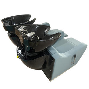 Nouvelle chaise de lavage semi-inclinable double avec couleur personnalisable pour salon de coiffure, salle à manger et usage extérieur - Product Image 5