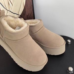 <b>Women's</b> Snow <b>Boots</b> 2026 New Fashionable Thick Sole, Simple Short Cuff <b>Boots</b> with 5cm Insulated Cotton Lining cotton shoes - Product Image 4