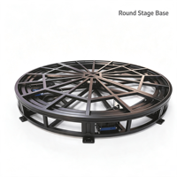 Plateforme de scène rotative, base de scène ronde électrique tournante pour événements, spectacles, expositions, mariages