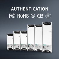 Fuente de alimentación sin ventilador DONE EXL Series 50W-300W, certificación FCC/UL/CB/CE para automatización industrial e iluminación LED