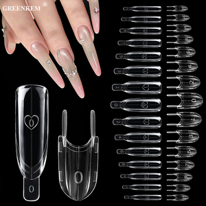 Nouvelles 120 pièces/boîte Formes à ongles <span class=keywords><strong>Rocket</strong></span> Sandwich pour extension rapide, sans papier, pour gel de construction et nail art - Product Image 3