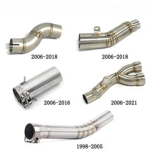 Tubo de Escape de Acero Inoxidable para la Sección Media, Compatible con Yamaha YZF-R6 1998-2005, 2006-2016, 2017-2019, Piezas de Modificación para Tubo de Escape - Product Image 6