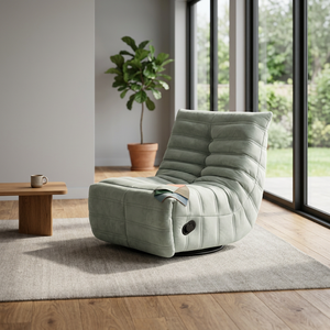 Sillón Reclinable de Gravedad Cero, Sillón Giratorio Individual, Sillón Eléctrico Reclinable, Cómodo y Multifuncional, Sillón para Sala de Estar - Product Image 6