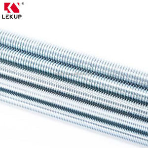 Barre filetée intégrale DIN975 galvanisée, haute résistance grade 4.8, zinguée, vente en gros usine - Product Image 2