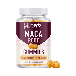 Gummies de Maca Naturelle OEM Riches en Acides Aminés, Minéraux et Vitamines pour Adultes (Femmes et Hommes) – Améliore la Vitalité et la Gestion de l'Énergie, Agrandit les Fesses - Product Image 1