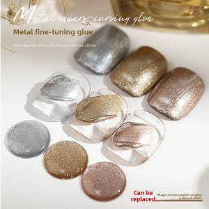 Gel 3D Transparente Semisólido para Moldear, Tallar, Esculpir, Frotar, Polvo de Espejo Desprendible, Sin Necesidad de Limpiar, Arte de <span class=keywords><strong>Uñas</strong></span> LED - Product Image 2