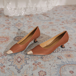Chaussures convertibles à talon haut et plates pour femmes, talon amovible, pour mariage, fête, bureau, voyage, chaussures multifonctions - Product Image 2