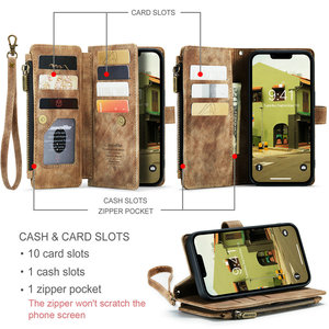 Dropshipping productos 2025 PU Funda de cuero de lujo para iPhone 15 14 Pro 13 11 Max funda de teléfono con tapa magnética para <span class=keywords><strong>Samsung</strong></span> S23 ultra - Product Image 4