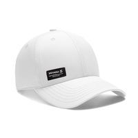 Casquette de baseball 100% polyester, 6 panneaux, séchage rapide, respirante, réglable, visière incurvée, unisexe, logo personnalisé, vente en gros pour le sport