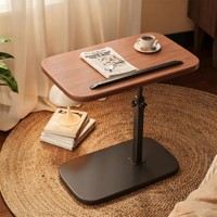 Table d'appoint de canapé à hauteur réglable, pour salon et usage domestique, table à thé mobile, table basse, table de chevet rotative pour dortoir