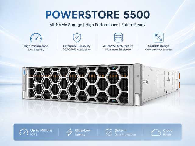PowerStore 5500 Enterprise All Flash Storage Array High Performance SAN Data Center Storage Solution