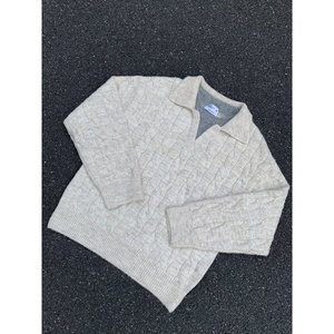 Suéter de Punto de Fibra de Poliéster de Color Sólido Retro Informal de Nueva Llegada Otoño Invierno 2025, Suéter de Dos Piezas Simple para Hombre - Product Image 3