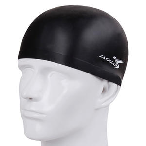Bonnet de bain en silicone Jaguar, argenté, unisexe, imperméable, pour la compétition, pour adultes - Product Image 4