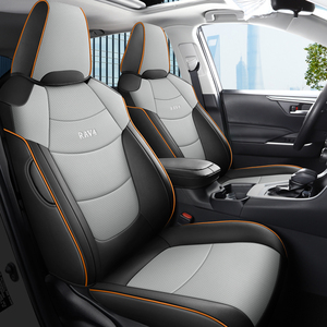 Funda de Asiento de Coche de Cuero Personalizada de Alta Calidad para Toyota <span class=keywords><strong>RAV4</strong></span> 2014-2025, Accesorios Impermeables y Duraderos para Coche - Modelo Landcruiser - Product Image 3