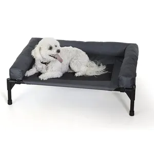 Design Logo Custom ized Abnehmbare hochwertige Zelte Indoor Abnehmbare Erhöhte Zwinger Haustier Hunde bett