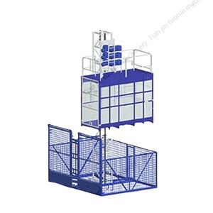 <span class=keywords><strong>Sc200</strong></span> <span class=keywords><strong>200</strong></span> Double cages ascenseur de levage de <span class=keywords><strong>construction</strong></span> de bâtiments de grande hauteur pour les matériaux - Product Image 1