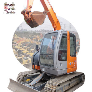 Excavadora de orugas Hitachi EX75 barata/excavadora de orugas Hitachi 7ton de segunda mano en perfecto estado para vender - Product Image 1