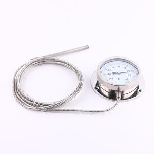 Termómetros Industriales Digitales Radiales de 100 mm, Suministros del Fabricante, Termómetros de Presión Totalmente de Acero, Tubos Capilares - Product Image 2