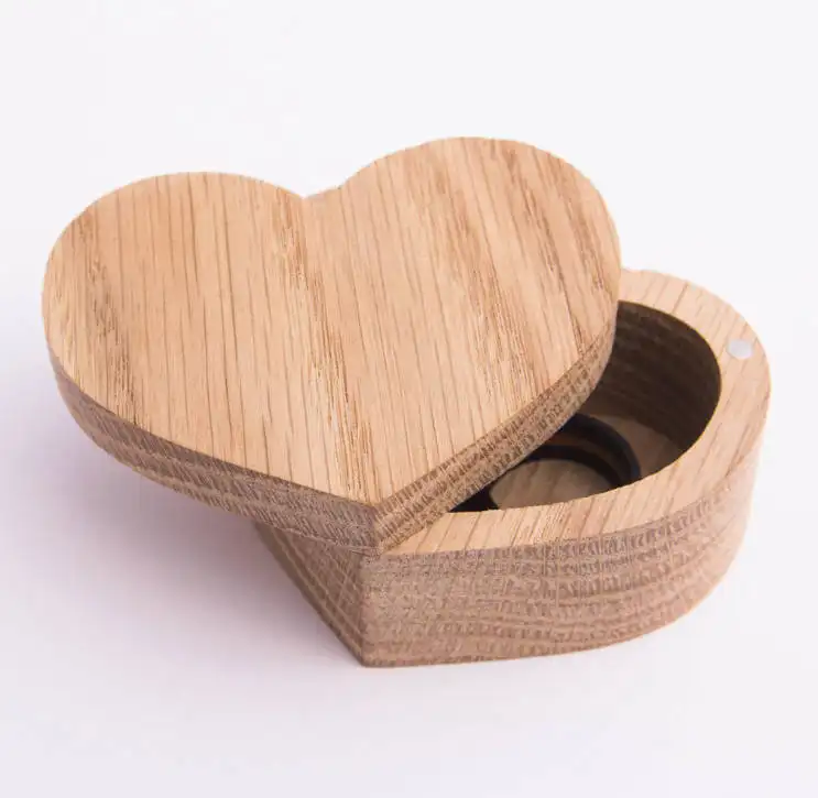 Heart-Shaped open Wooden Box Handmade Wooden Boxes wood crafts