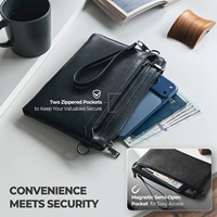 Tas Selempang Pria TILONSTAR TMB113, Tas Penyimpanan Perjalanan, Organizer Portofolio Pria, Dompet RFID