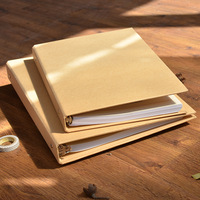 Correas de Papel Kraft con impresión de fábrica China, carpeta de archivos de oficina, A4 / A5/B5, Flipchart