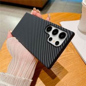 ultra <strong>Thin</strong> Matte Contrast Color Pc Hard Shockproof Texture Carbon Fiber <strong>case</strong> for samsung S24 ultra S23 S22 Note20 Note10 - Product Image 5