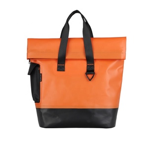 Không thấm nước tái sử dụng nhà máy OEM tùy chỉnh của phụ nữ công suất lớn 600D nylon Trọng lượng nhẹ Packable bãi biển Vai Tote túi zip phía trước - Product Image 2